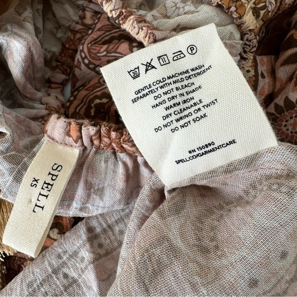 Spell  NWOT Lovers Beach Tunic Dress, XS - Picture 6 of 14